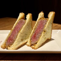 焼肉 うしみつ 恵比寿本店 - 厳選ヒレ肉のブリオッシュカツサンド