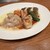三笠会館 聖せき亭 - 料理写真:黒鯛と帆立貝、有頭海老の鉄板焼き