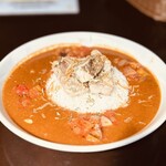 CURRY&SPACE e-two - チキン&ベジタブル　辛口　1200円
