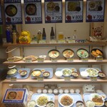 Kuukou Shokudou - 入口横にある食品サンプル（分かりやすくて有難い）