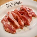 大衆炭火焼肉ジンギスカン ホルモン酒場 風土. - 厚切り塩ジンギスカン