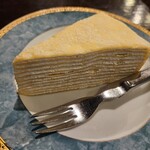 かもだ珈琲 - ミルクレープ