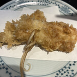 Tempura Shinjuku Tsunahachi - 江戸前膳５２８０円。穴子。立派な穴子ですね。ホクホクの身が甘くて素晴らしいです。