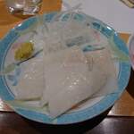 山の仙人 淳  - 天然の山葵でイカ