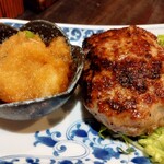 Sumibiyaki Senmon Shokudokoro Shiroganeya - 炭火焼きハンバーグ 850円(税込)