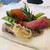 どっかる - 料理写真:ローストビーフ、スモークサーモンとメヒカリ