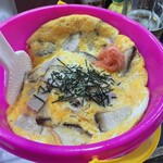 やきとり一心 - 名物「チャーシュー玉子焼きすし太郎」中盛り¥1000