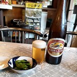 小山食堂 - ビール＆お通し