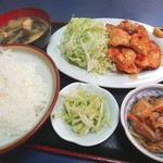 ふじ池 - 鳥生姜焼き定食