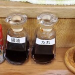 うなぎ専門店 うな菊 - 調味料(七味,醤油,タレ,山椒)
      