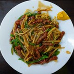 台湾キッチン榕城 - ピーマン牛肉やきそば