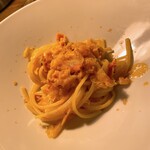 ダ マッサ - リングイーネ　桜エビ　カラスミ