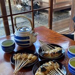 あぶり餅 本家 根元 かざりや - 