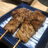 Kushiyaki Izakaya Maronie - 串焼きの「しろ」は弾力があり食べ応え充分。 タレが香ばしく美味しいです♪