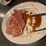 志村 徳寿園 - 特選上カルビ¥2780(税別)