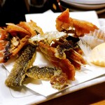 Sushi Izakaya Yataizushi - 魚の骨皮せんべい