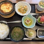 Kisui - 豚たんシチュー豆乳グラタン膳（1200円）
