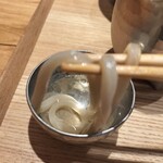 中華蕎麦 とみ田 - 麺の素性の良さが分かります（日本酒で…こっそり）