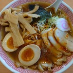 幸楽苑 - 料理写真:醤油ラーメン&チャーシュー&メンマ&煮玉子