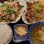 Shokudou Kanae - レバニラ定食&スタミナホルモン炒め