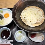 Kisoba Azuma - 山かけ丼セット うどん（968円）
