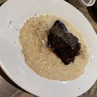 熟成和牛ステーキグリルド エイジング・ビーフ 横浜店 - ほほ肉のチーズリゾット
