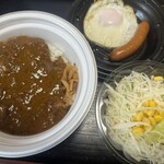 松屋 高崎問屋町店 - カレーランチ ソーセージエッグ