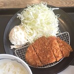 松屋 - ロースかつ，ポテサラ