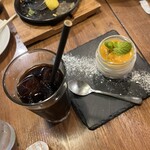 ビストロISOMARU - パンナコッタとアイスコーヒー