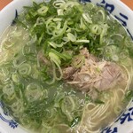 元祖長浜屋 - ラーメン(ペタ、ナマ)