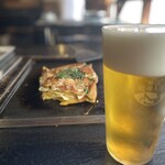 なんばん亭 - お好み焼きのミックスと究極の生ビール