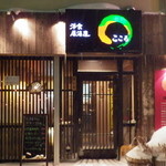 洋食居酒屋 こころ - 印象的なパネルサイン