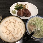 牛タン焼専門店 司 東口ダイワロイネットホテル店 - 牛テールスープも美味しかった