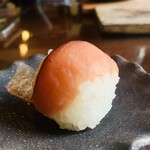 千年鮭 井筒屋 - ② ハムの手毬寿司