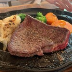 ステーキ石井 - うちもものステーキ