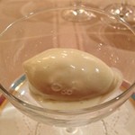 ホテルハーヴェスト - ゴルゴンゾーラアイス
美味しい！チーズとハチミツのような香り。濃厚。
盛り付けが凝らないだけ、中身に自信が感じられます。