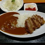 とんかつ まい泉 - ●ﾗﾝﾁ。単品。中瓶ﾋﾞｰﾙ720+角ﾊｲﾎﾞｰﾙ520+単品ﾍﾚｶﾂ1430+ﾍﾚｶﾂｶﾚｰ1780=4,450円 