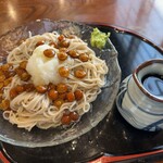 そば処 中村 - 料理写真:冷たいなめこ蕎麦