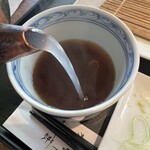 分上野藪 かねこ - 蕎麦湯