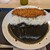 松のや - 料理写真:私が注文した、松のやのロースかつ黒カレーの大盛り(税込890円)