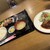 レストラン かつ亭 - 料理写真:ステーキ(サラダ付)とハンバーグ