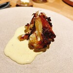 arkua - 舞茸に、カリフラワーのソース