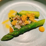 arkua - 山形産アスパラとタコと三日間煮込んだ夏みかん