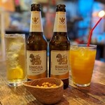 アジャム - 輸入ビール＆メコン（タイウイスキー）＆マンゴージュース