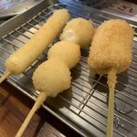 串カツ田中 - チーズ、もち、バナナ