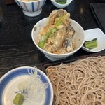 Ginza Sanada - 野菜の小天丼とせいろ蕎麦