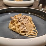 リナシメント - 『宮崎』霧島黒豚ラグー 白子筍 白ワイン 軽いクリームソース山胡椒香り