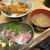食事処 熱海 祇園 - 料理写真:天丼と刺身小鉢