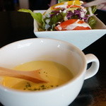 サファリ - ランチのスープ＆サラダ