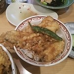 そば 高はし - 穴子天丼ミニ♪だったかな(￣▽￣;)